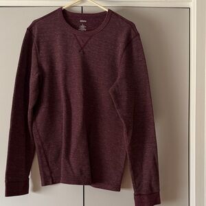 Sonoma Men's Crewneck Sweater - Burgundy